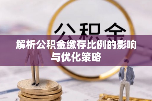 沙县解析公积金缴存比例的影响与优化策略