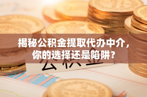 沙县揭秘公积金提取代办中介，你的选择还是陷阱？