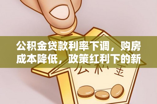 沙县公积金贷款利率下调，购房成本降低，政策红利下的新机遇