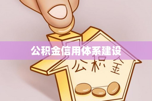 沙县公积金信用体系建设