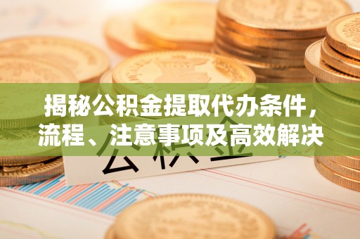 沙县揭秘公积金提取代办条件，流程、注意事项及高效解决方案
