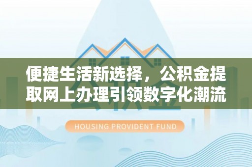 沙县便捷生活新选择，公积金提取网上办理引领数字化潮流