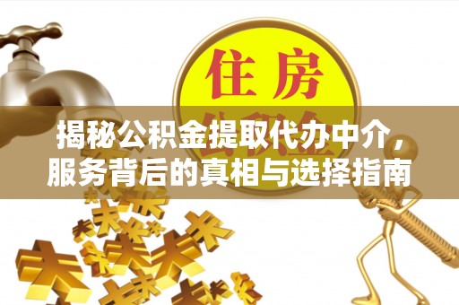 沙县揭秘公积金提取代办中介，服务背后的真相与选择指南