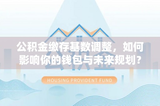 沙县公积金缴存基数调整，如何影响你的钱包与未来规划？