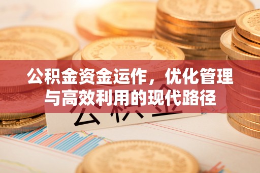 沙县公积金资金运作，优化管理与高效利用的现代路径