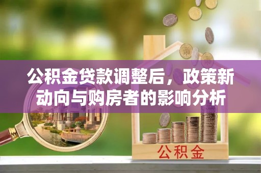 沙县公积金贷款调整后，政策新动向与购房者的影响分析