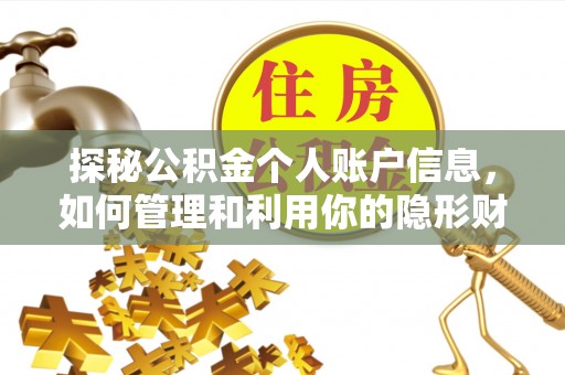 沙县探秘公积金个人账户信息，如何管理和利用你的隐形财富