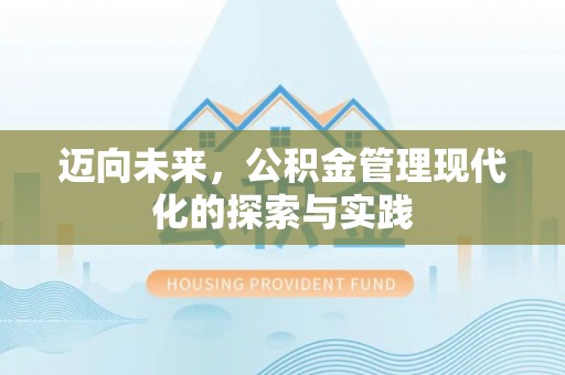 沙县迈向未来，公积金管理现代化的探索与实践