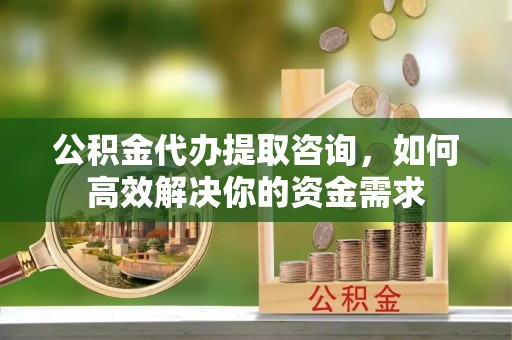 沙县公积金代办提取咨询，如何高效解决你的资金需求