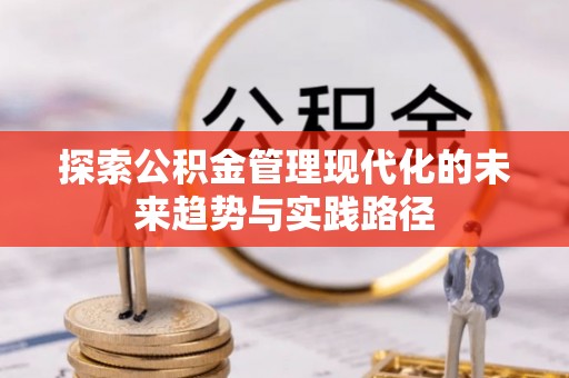 沙县探索公积金管理现代化的未来趋势与实践路径