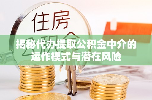沙县揭秘代办提取公积金中介的运作模式与潜在风险