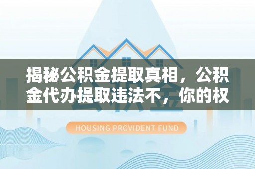 沙县揭秘公积金提取真相，公积金代办提取违法不，你的权益如何保障？