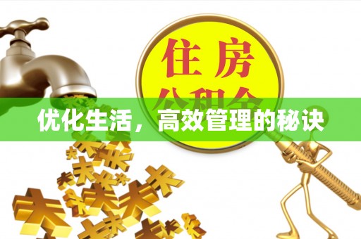 沙县优化生活，高效管理的秘诀
