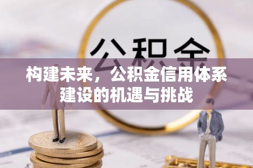 沙县构建未来，公积金信用体系建设的机遇与挑战