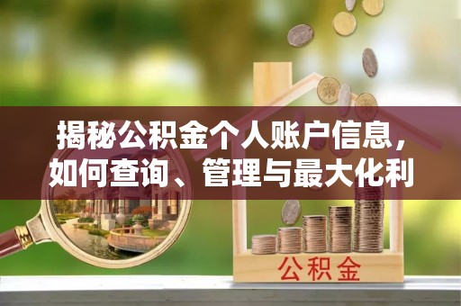沙县揭秘公积金个人账户信息，如何查询、管理与最大化利用