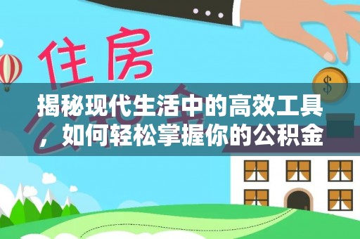 沙县揭秘现代生活中的高效工具，如何轻松掌握你的公积金查询方式