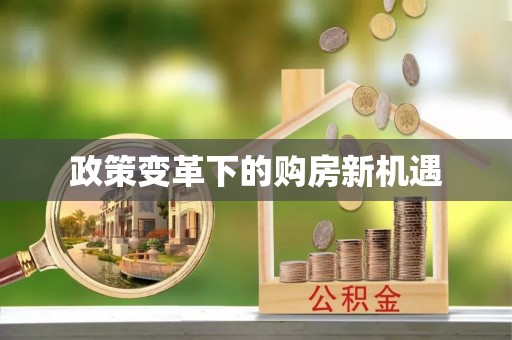 沙县政策变革下的购房新机遇