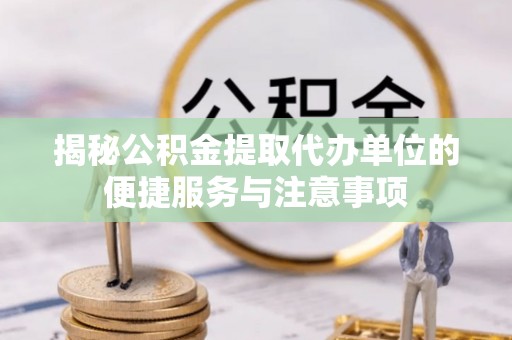 沙县揭秘公积金提取代办单位的便捷服务与注意事项