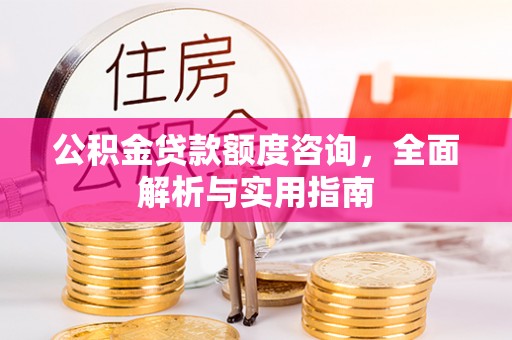 沙县公积金贷款额度咨询，全面解析与实用指南