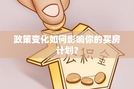 沙县政策变化如何影响你的买房计划？