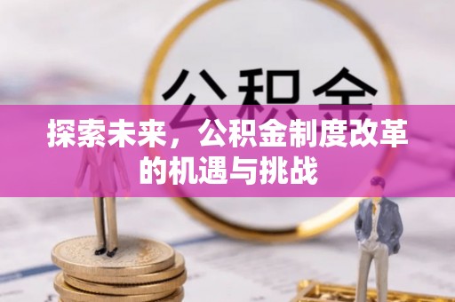 沙县探索未来，公积金制度改革的机遇与挑战