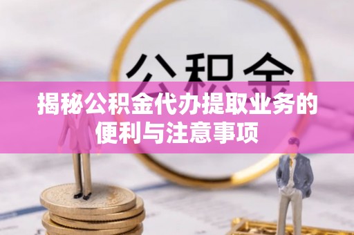 沙县揭秘公积金代办提取业务的便利与注意事项
