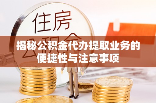沙县揭秘公积金代办提取业务的便捷性与注意事项