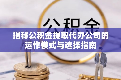 沙县揭秘公积金提取代办公司的运作模式与选择指南
