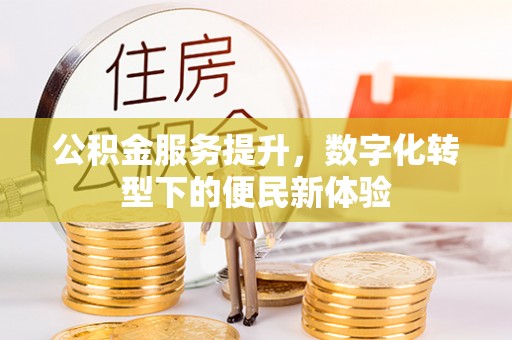 沙县公积金服务提升，数字化转型下的便民新体验