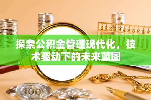 沙县探索公积金管理现代化，技术驱动下的未来蓝图