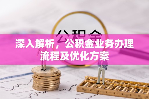 沙县深入解析，公积金业务办理流程及优化方案