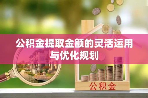沙县公积金提取金额的灵活运用与优化规划